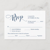 Faire-part de mariage RSVP Répondre, Carte des opt (Devant)