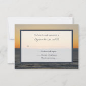 Faire-part de mariage RSVP Sunset (Devant)