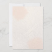 Faire-part de mariage Russe Fleur sauvage Peach (Dos)