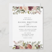 Faire-part de mariage Rustic Bloom (Devant)