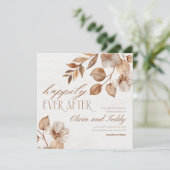Faire-part de mariage Rustic Romance (Debout devant)