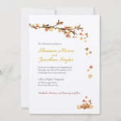 Faire-part de mariage rustique (Devant)