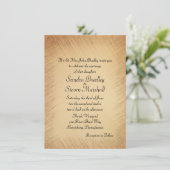 Faire-part de mariage rustique (Debout devant)