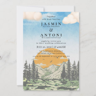 Faire-part de mariage rustique