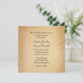 Faire-part de mariage rustique (Debout devant)