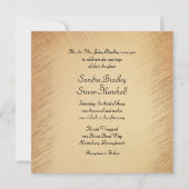 Faire-part de mariage rustique (Devant)