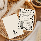 Faire-part de mariage rustique à l'aquarelle 'Boot