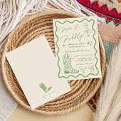 Faire-part de mariage rustique à l'aquarelle 'Boot