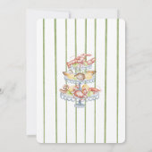 Faire-part de mariage rustique aquarelle italienne (Dos)