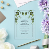Faire-part de mariage rustique aux feuilles d'euca (Insitu (Mariage))