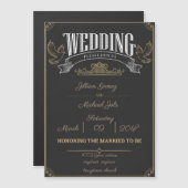 Faire-part de mariage rustique, Customisez-moi ! (Devant / Derrière)