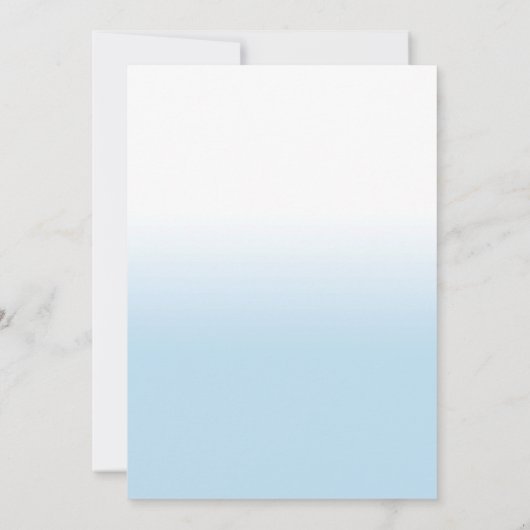 Faire-part de mariage rustique d'aquarelle de (Dos)