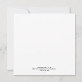 Faire-part de mariage Rustique de paysage de casca (Dos)