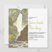 Faire-part de mariage Rustique de paysage de casca (Devant)