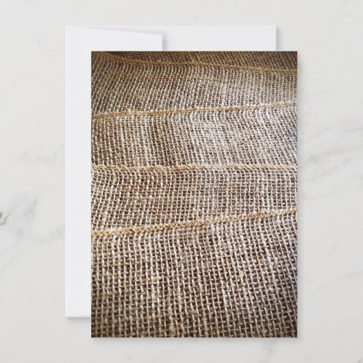 Faire-part de mariage rustique de regard de (Dos)