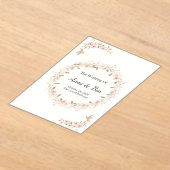 Faire-part de mariage rustique élégant (Poser)