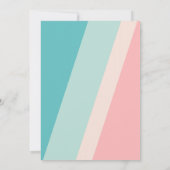 Faire-part de mariage rustique élégant et coloré (Dos)