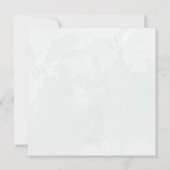 Faire-part de mariage rustique Eucalyptus Sage Ver (Dos)