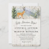 Faire-Part de Mariage Rustique 'L'Aventure Commenc (Devant)