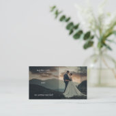 Faire-part de mariage rustique - Se marier (Debout devant)