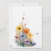 Faire-part de mariage rustique sur le thème du jar (Dos)