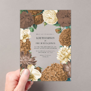 Faire-part de mariage Sable Dune, Copper Glow & Cr