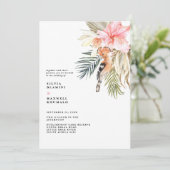 Faire-part de mariage Safari Africain Enchantée (Debout devant)