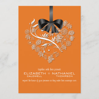 Faire-part de mariage sans respiration - citrouill