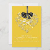 Faire-part de mariage sans respiration - soleil (Devant)