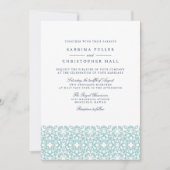 Faire-part de mariage Santorin | Eau (Devant)