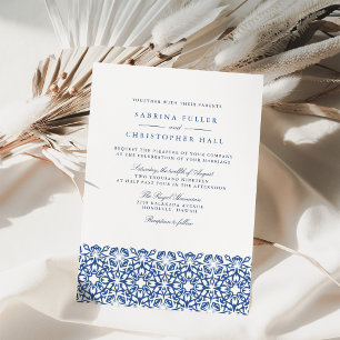 Faire-part de mariage Santorin   Lapis