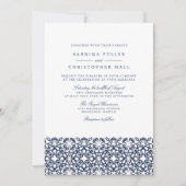 Faire-part de mariage Santorin | Marine (Devant)