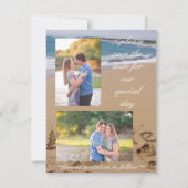 Faire part de mariage Save the Date (Dos)