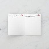 Faire-part de mariage SAVE THE DATE (Intérieur)