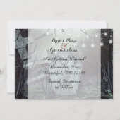 Faire-part de mariage Save the Date Cimetière Goth (Dos)