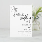 Faire-Part de Mariage "Save The Date" Édition Mode (Debout devant)