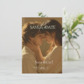 Faire-part de mariage "Save The Date" | Romantique (Debout devant)
