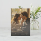 Faire-part de mariage "Save The Date" | Romantique (Debout devant)