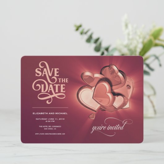 Faire part de mariage Save The Date (Version 2) (Debout devant)