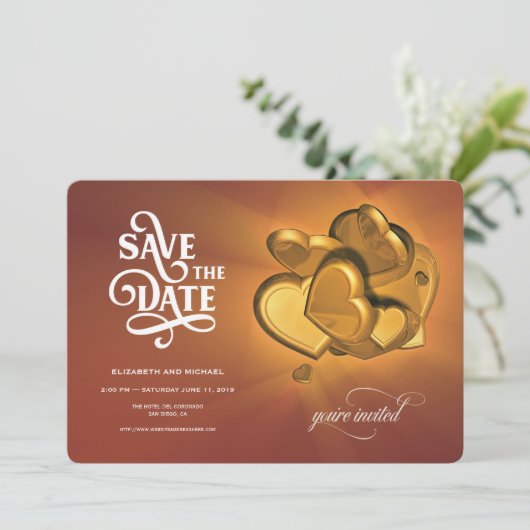 Faire part de mariage Save The Date (Version 3) (Debout devant)