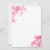 Faire-part de mariage Scrapbook de papillon botani (Dos)