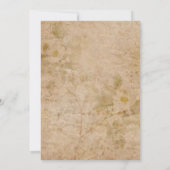 Faire-Part de Mariage Scrapbook Vintage Fleurs Pre (Dos)