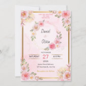 Faire-part de mariage Signature Elegance (Devant)