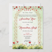 Faire-part de mariage Sikh carte Sikh invitation d (Dos)