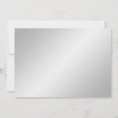 Faire-part de mariage Silver Elegance (Dos)