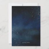Faire-part de mariage Silver Galaxy (Dos)