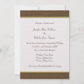 Faire-part de mariage simili cuir de luxe dans les (Dos)