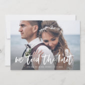 Faire-part de Mariage Simple | Annonce de Mariage  (Devant)