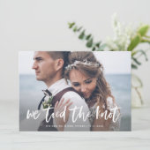 Faire-part de Mariage Simple | Annonce de Mariage  (Debout devant)