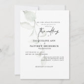 Faire-part de mariage simple des parents de mariée (Devant)